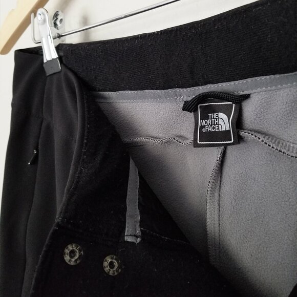 The North Face Women's M Softshell Snow Pants Slim Flared Fleece Lined Boot Cut - Picture 11 of 16